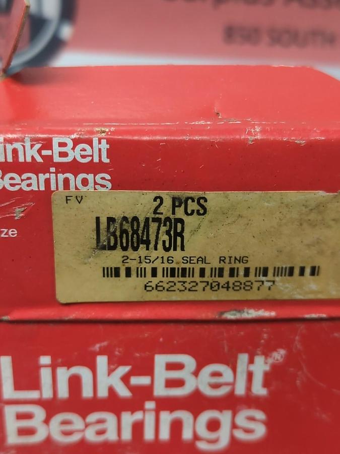 LINK-BELT,LB68473R,SEAL RING 2-15/16 INCH BOX OF 2 NOS