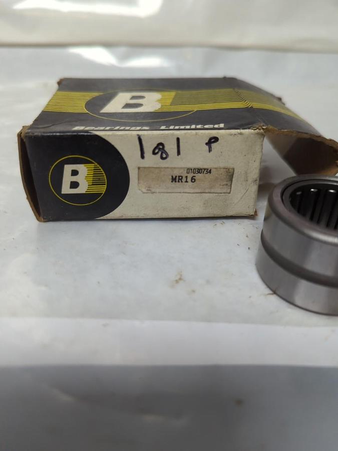 BEARINGS LIMITED,MR16,NEEDLE ROLLER BEARING NOS