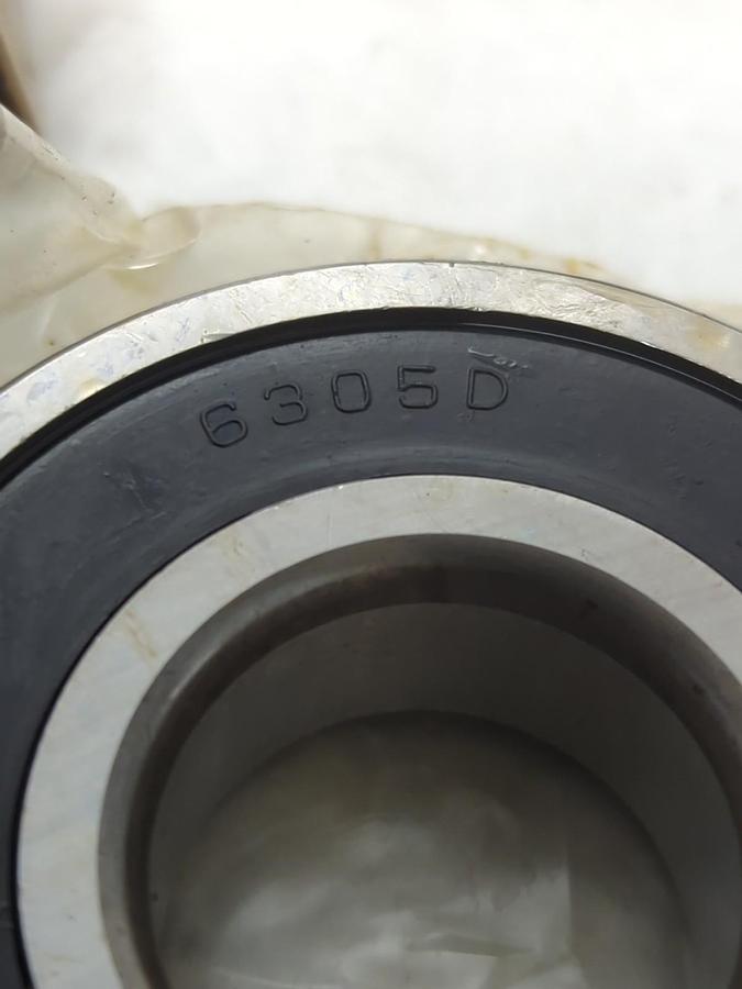 KBC,6305DD,DOUBLE SEALED BALL BEARING LOT OF 2 NOS