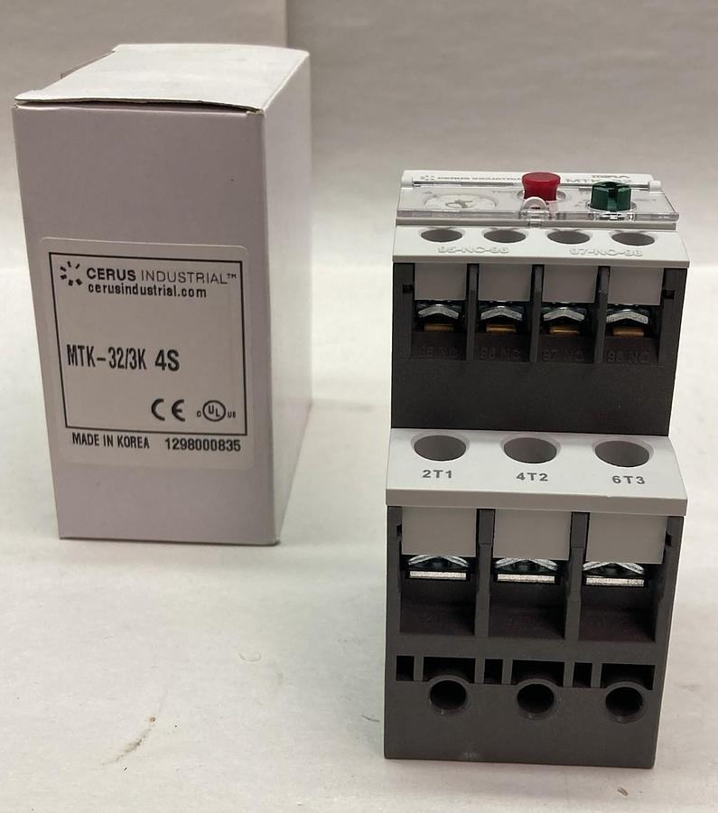 Cerus Industrial,MTK-32/3K 4S,Thermal Overload Relay 10A