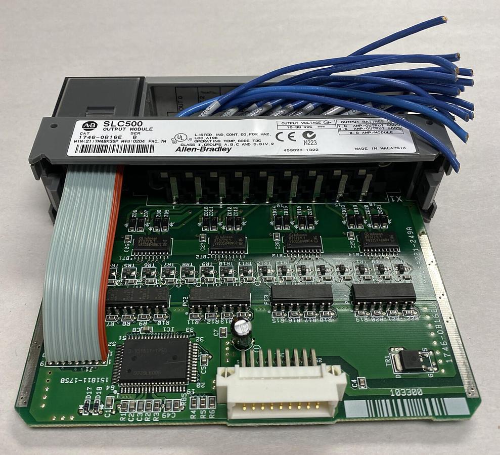Used Allen-Bradley,1746-OB16E SLC500,Output Module