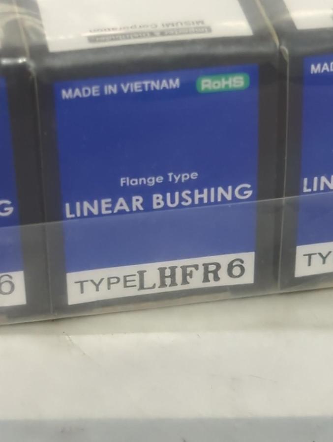 MISUMI,LHFR6,RoHS FLANGE LINEAR BUSHING PACK OF 10 NOS