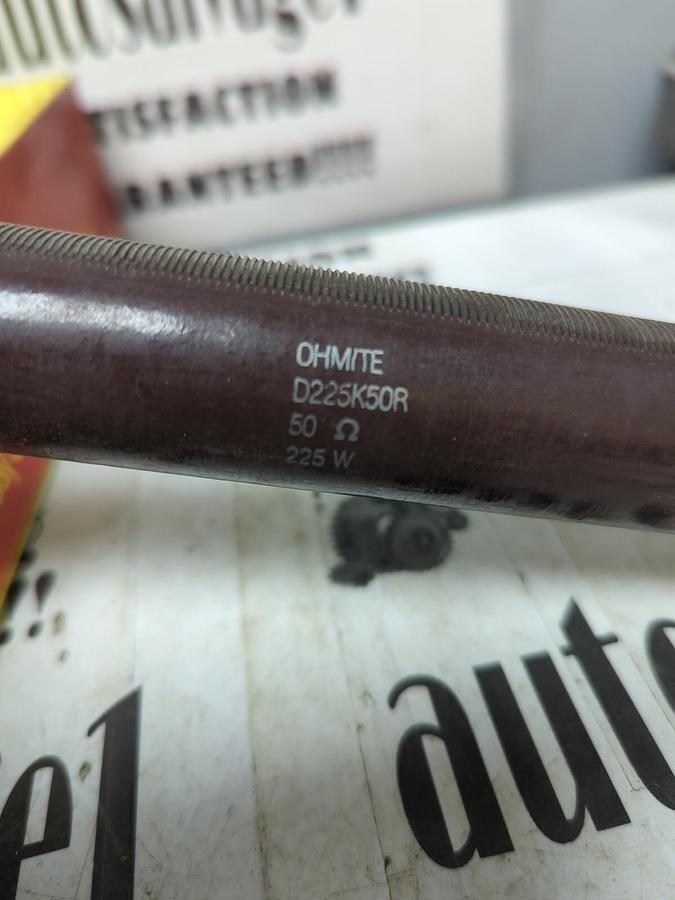 OHMITE,D225K50R,LUG RESISTOR 225 W/50 OHM NOS