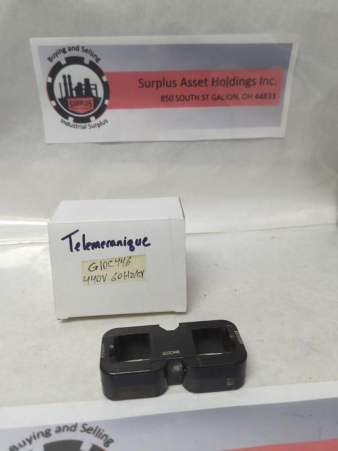 Used TELEMECANIQUE,G10C446,COIL 440V 60HZ/CY PRE-OWNED
