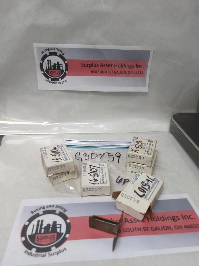 TELEMECANIQUE,G30T59,OVERLOAD HEATER ELEMENT LOT OF 6 NOS