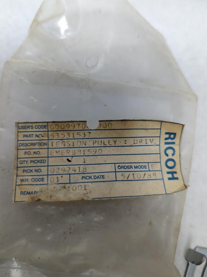 RICOH,53531537,TENSION PULLEY NOS