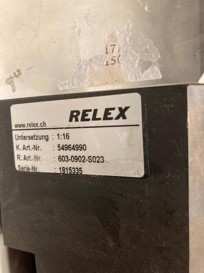 Relex,54964990,Gear Reducer 603-0902-S023 Ratio 1:16