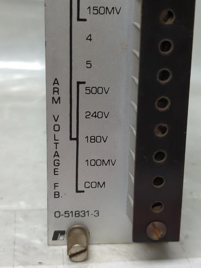 Used RELIANCE ELECTRIC,0-051831-3,CURRENT VOLTAGE TRANSDUCER BOARD NOS