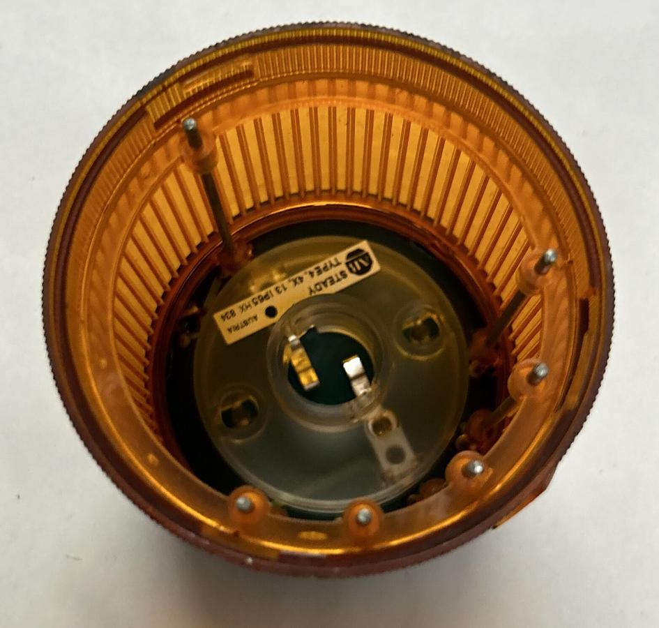 Used ALLEN BRADLEY,855T-B20FN5,AMBER STACK LIGHT