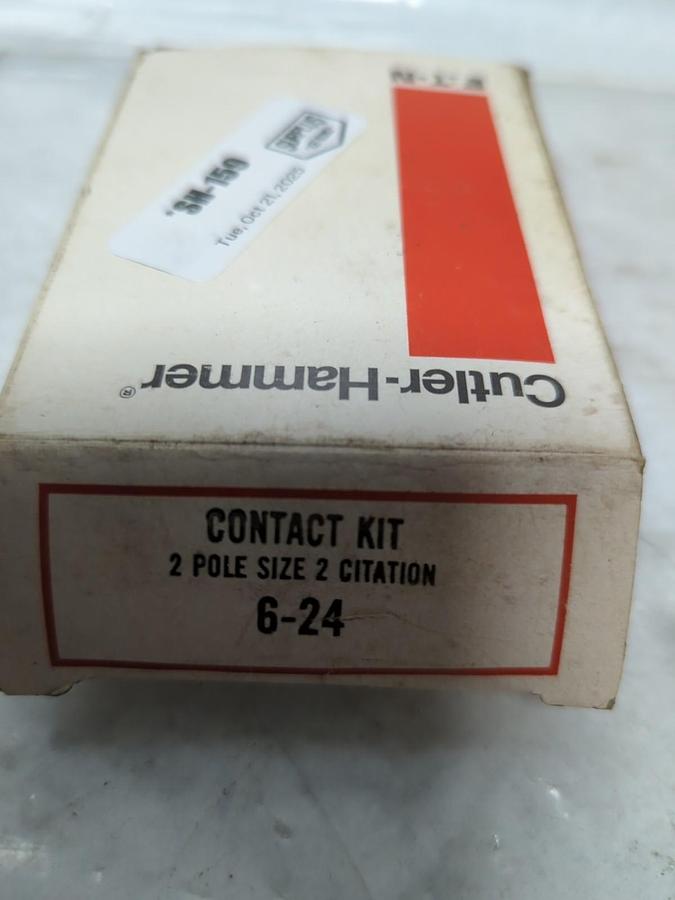 CUTLER HAMMER,6-24,CONTACT KIT 2-POLE SIZE 2 CITATION NOS