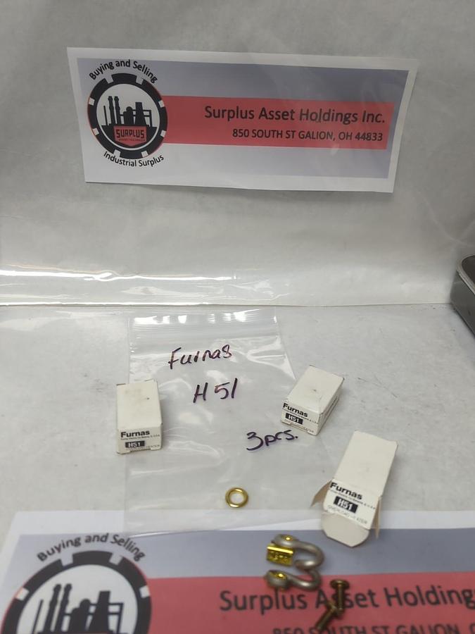 FURNAS,H51,OVERLOAD HEATER ELEMENT LOT OF 3 NOS