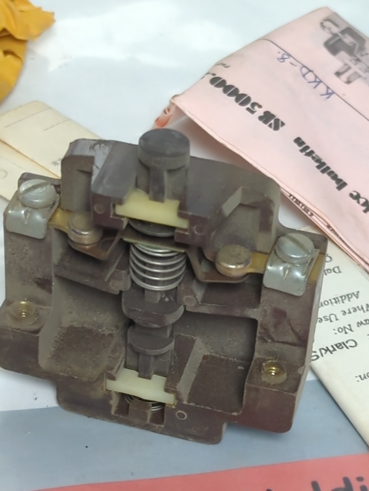 CLARK/SYLVANIA,KKD-8,CONTACT BLOCK NOS