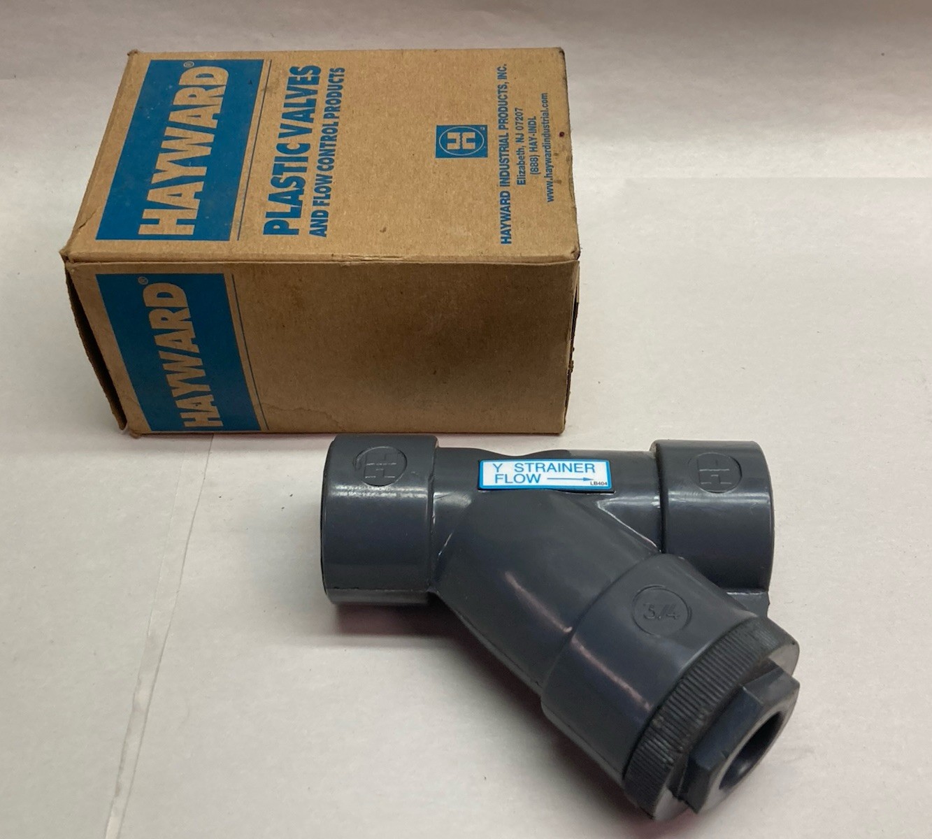 Hayward,YS10075S,3/4 Inch PVC Y Strainer SOC FPM