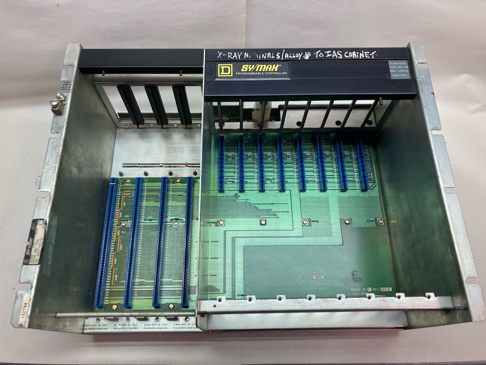 Used Square D Sy/Max,8030 HRK 150,Rack Assembly
