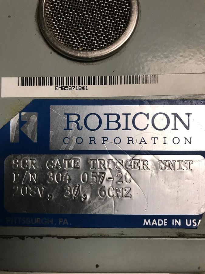 Used Robicon,304 057-20 SCR,Gate Trigger Unit