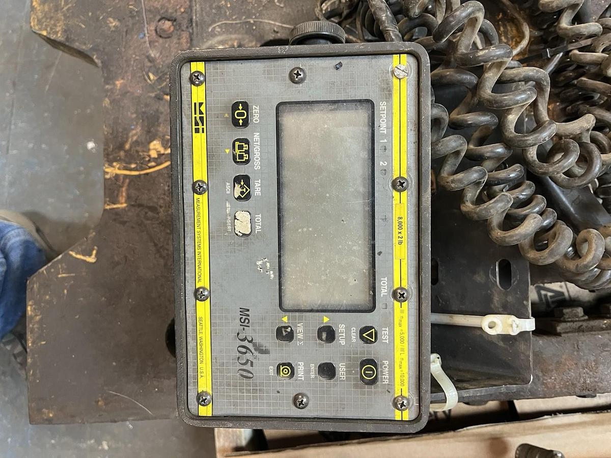 Used FORKLIFT,8000 LBS,WEIGH SCALE MSI 3650 DIGITAL WEIGHT INDICATOR