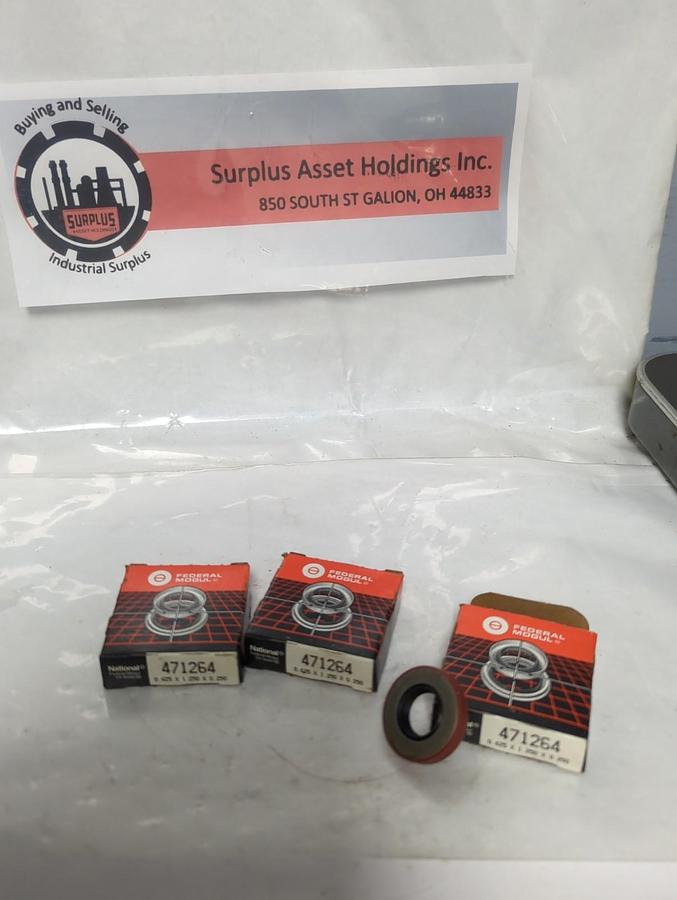 NATIONAL OIL SEAL,471264,OIL SEAL 0.625X.25X0.25 INCH LOT OF 3 NOS