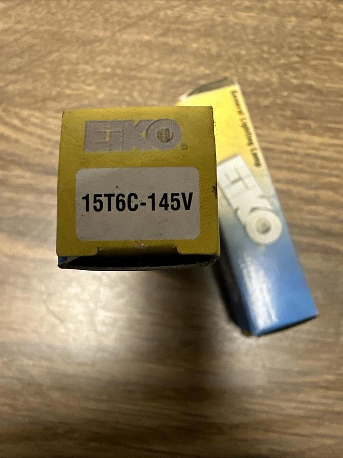 Used Eiko,15T6C-145V,Miniature Lamp LOT of 2
