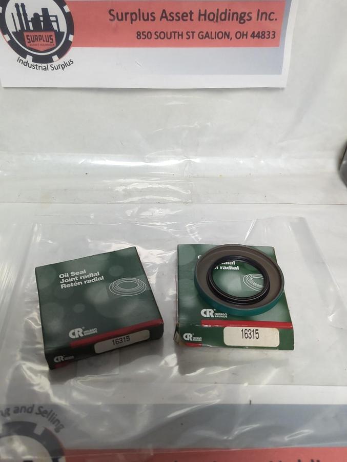 CHICAGO RAWHIDE,16315,OIL SEAL LOT OF 2 NOS