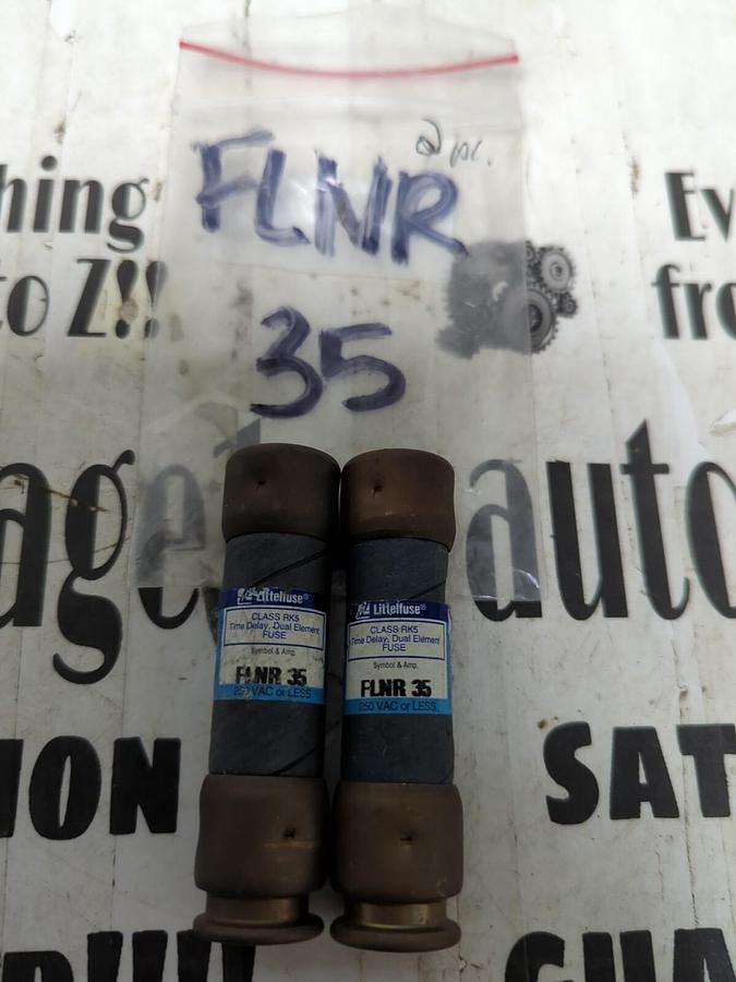 LITTELFUSE,FLNR-35,TIME-DELAY FUSES LOT OF 2 NOS