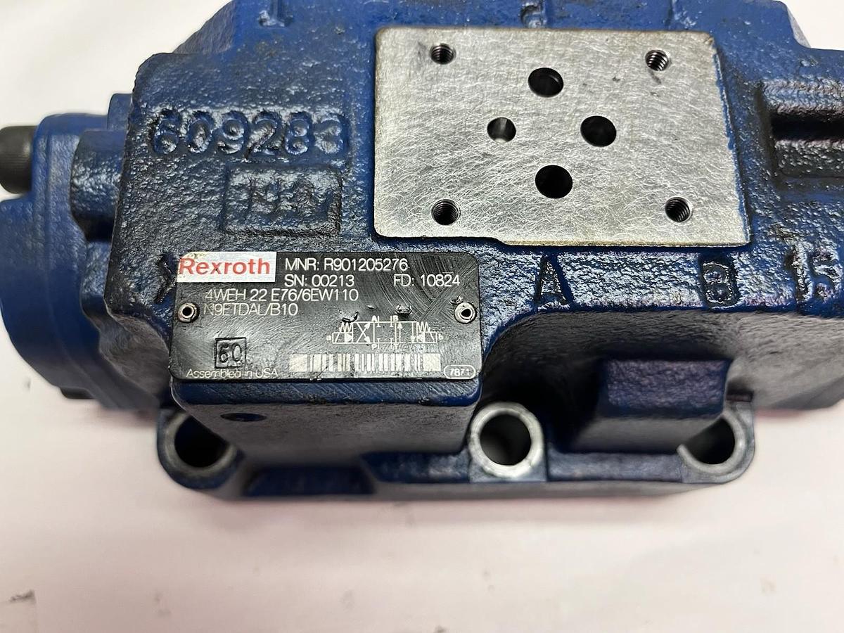 Used BOSCH REXROTH,4WEH22E76/6EW110,DIRECTIONAL VALVE R901205276