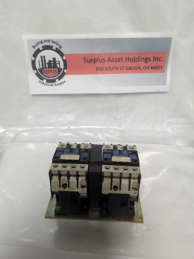 Used TELEMECANIQUE,LCI D12 10,REVERSING CONTACTOR ASSEMBLY PRE-OWNED