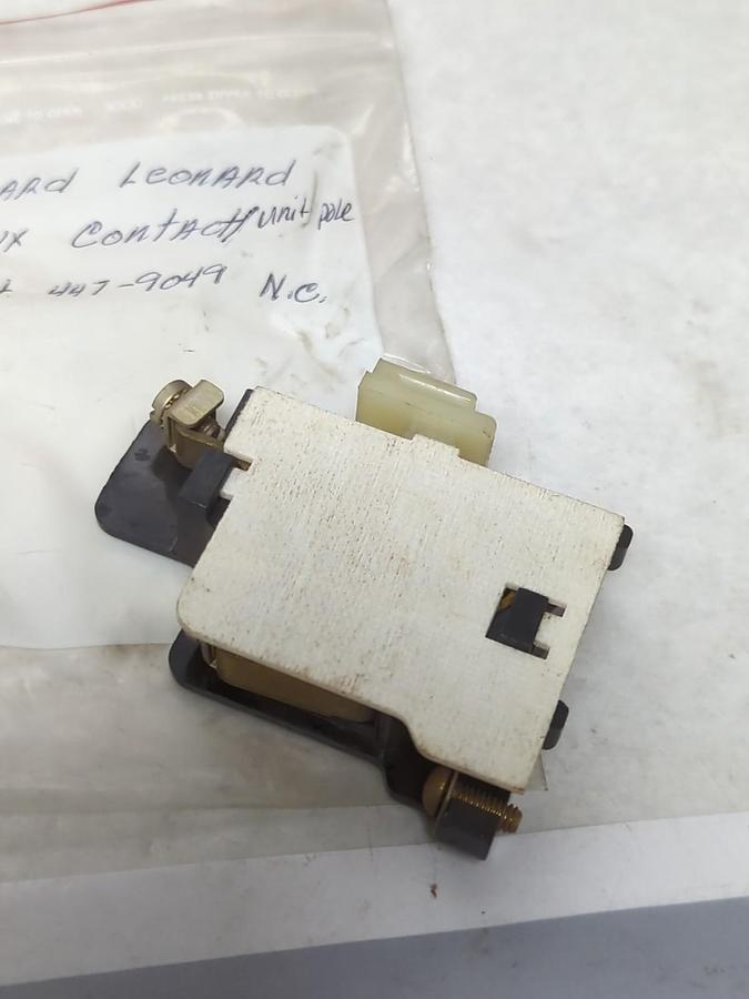 Used WARD LEONARD,447-9049 N.C.,AUXILIARY CONTACT/UNIT POLE PRE-OWNED