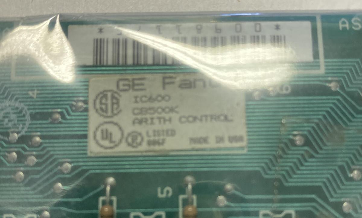 Used GE FANUC,IC600CB500K,CONTROL MODULE REFURBISHED