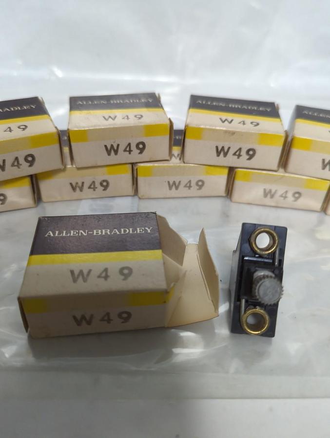 ALLEN BRADLEY,W49,THERMAL OVERLOAD HEATER ELEMENT LOT OF 10 NOS
