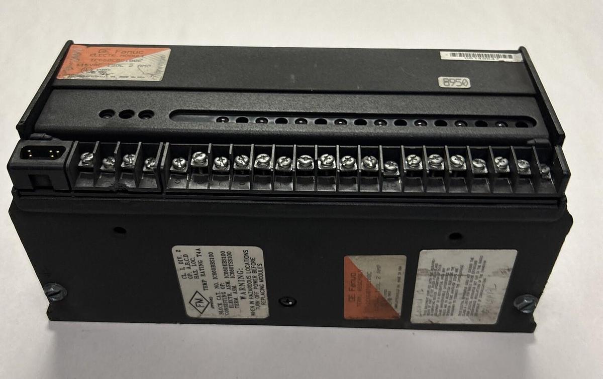 Used GE FANUC,IC660EBS100E,GENIUS BLOCK ELECTRONIC MODULE