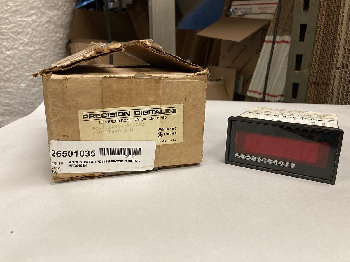 Used Precision Digital,PD610-3-N,Digital Panel Meter