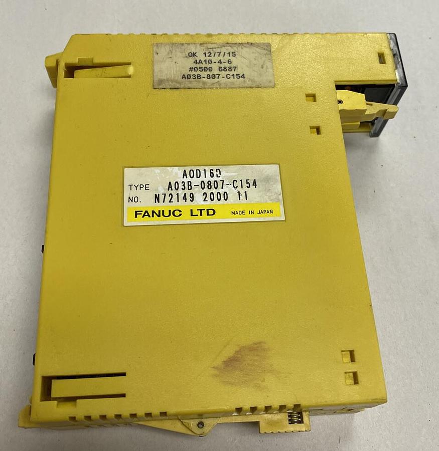 Used Fanuc,A0D16D,Type A03B-0807-C154 Output Module