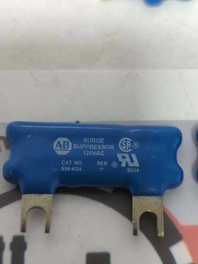 ALLEN-BRADLEY,599-K04,SURGE SUPPRESSOR SERIES C 120VAC LOT OF 42 NOS
