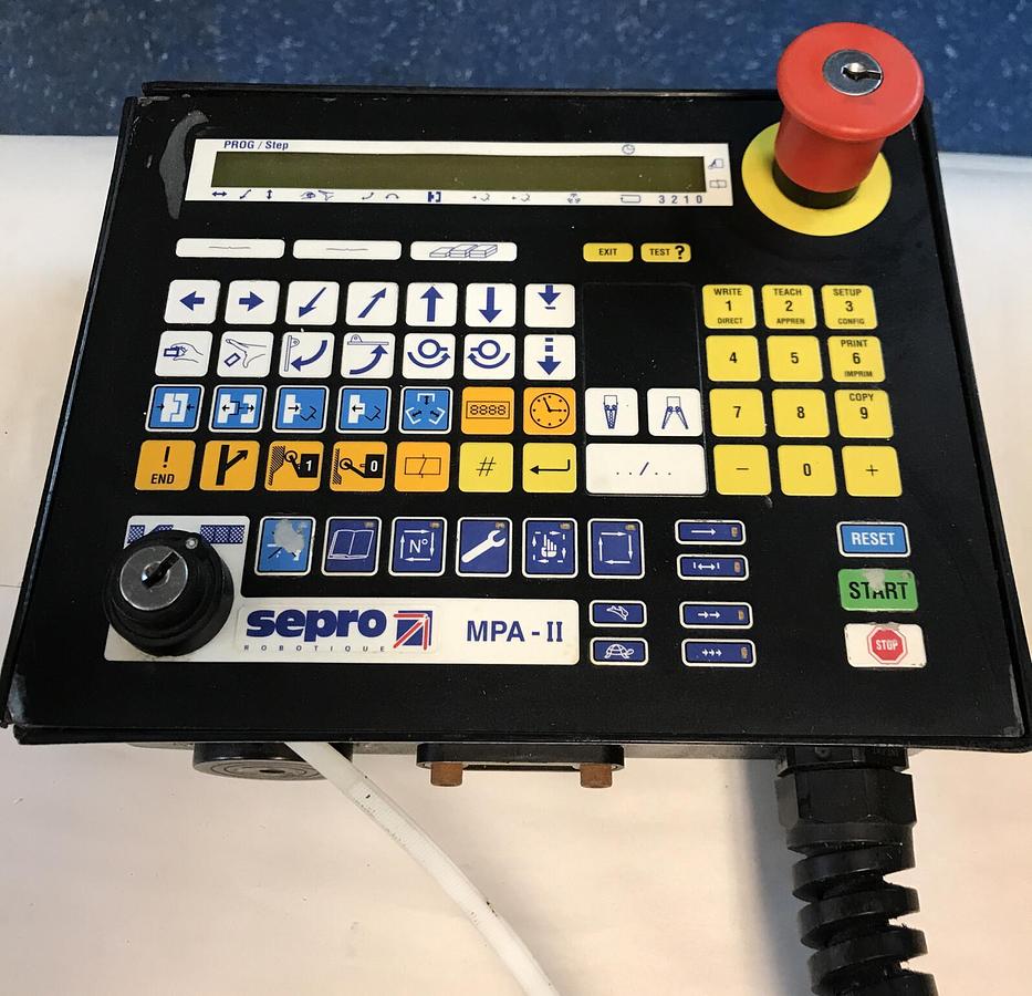 Used Sepro Robotique,MPA-II,Teach Pendant