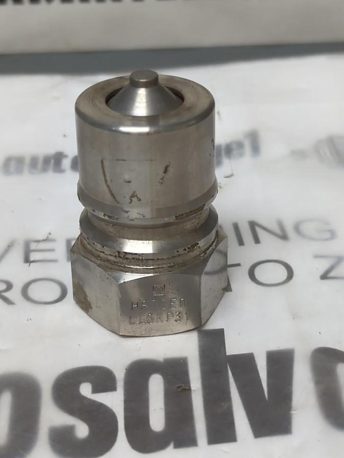 HANSEN,LL6KP31,STAINLESS STEEL HYDRAULIC 3/4 INCH QUICK CONNECT COUPLING NOS