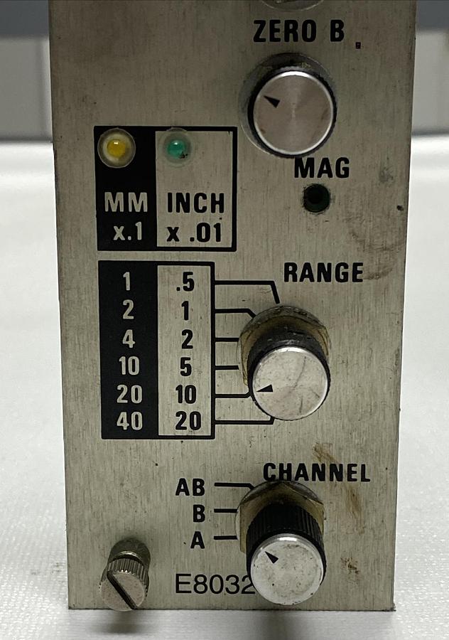 Used EDMUNDS GAGES,E8032B,PLC MODULE