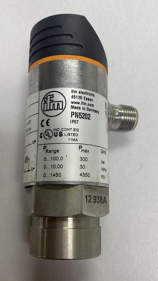 IFM EFECTOR,PN-100-SBN14-HFPKG/US//V PN5202,PRESSURE SWITCH NOS