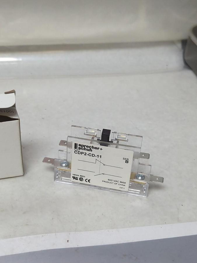 SPRECHER + SCHUH,CDP2-CD-11,AUXILIARYY SWITCH NEW