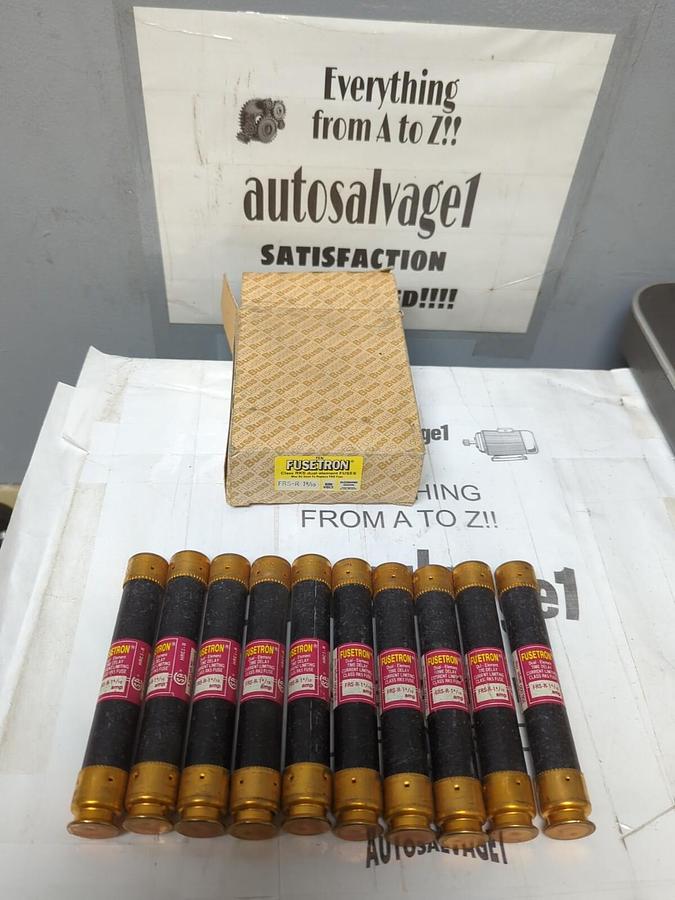 COOPER BUSSMANN,FRS-R-1-4/10,FUSETRON1-4/10 AMP FUSES BOX OF 10 NEW