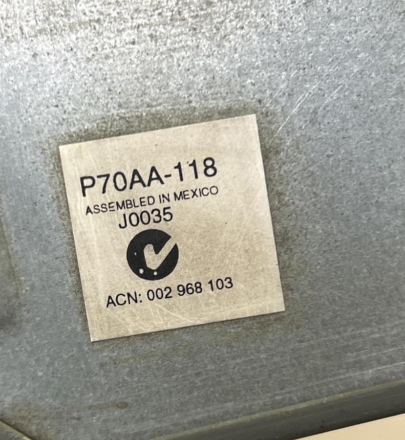 Used JOHNSON CONTROLS,P70AA-118,PRESSURE CONTROL