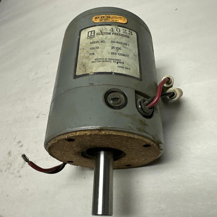 Used Clifton Precision,DH-4000-AB-1,24VDC Motor