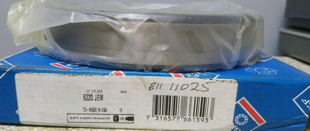 Used SKF Explorer,6220 JEM,Radial Deep Groove Ball Bearing