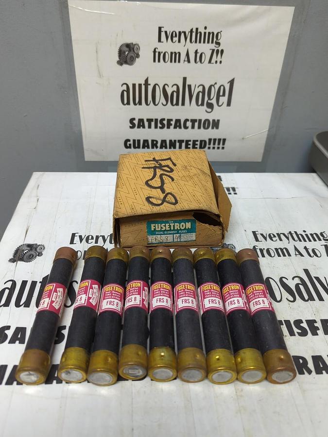 COOPER BUSSMANN,FRS-8,FUSETRON FUSES BOX OF 9 NOS