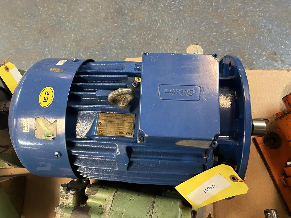 Used ELEKTRIM,2SIEL132M4,MOTOR 10HP 1770RPM 3PH