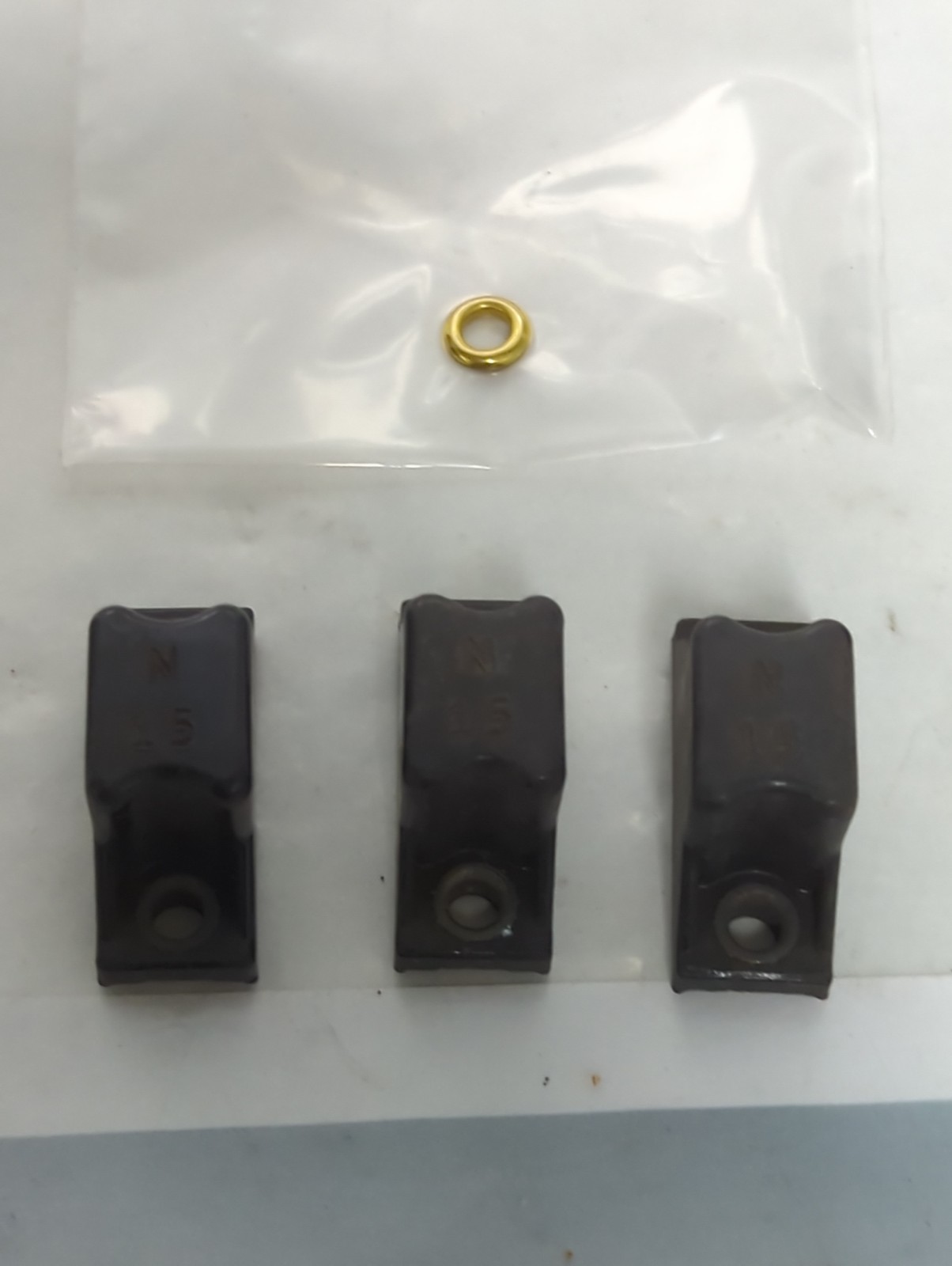 Used ALLEN BRADLEY,N15,THERMAL OVERLOAD PROTECTION HEATER ELEMENT LOT OF 3 PRE-OWNED