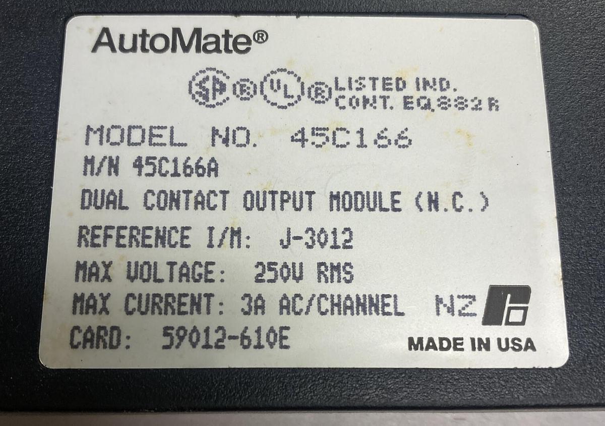 Used RELIANCE ELECTRIC,45C166,DUAL CONTACT NEW