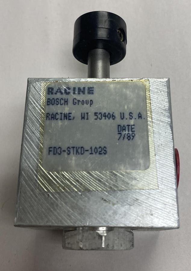 Bosch Racine,FD3-STKD-102S,Hydraulic Valve NOS