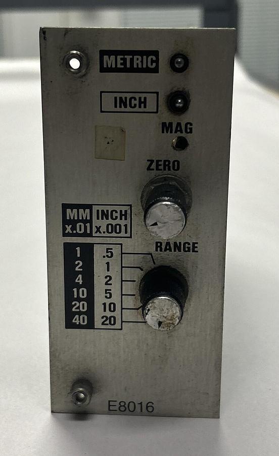 Used EDMUNDS GAGES,E8016,MODULE