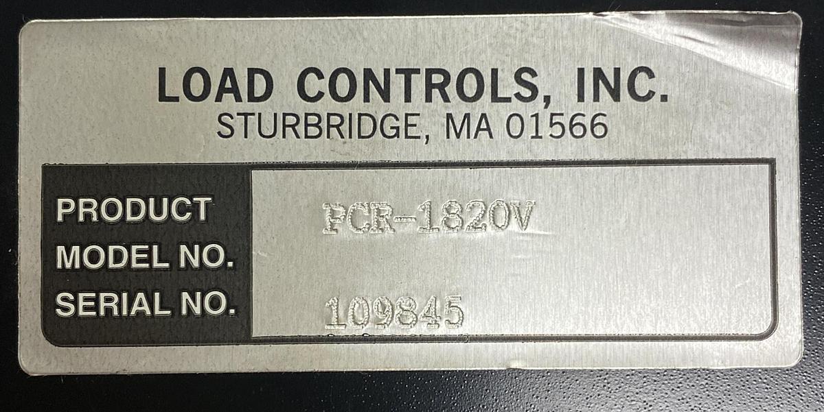 LOAD CONTROLS INC,PCR-1820V,LOAD CONTROLS MODULE COMPENSATOR 1.5 AMP NOS