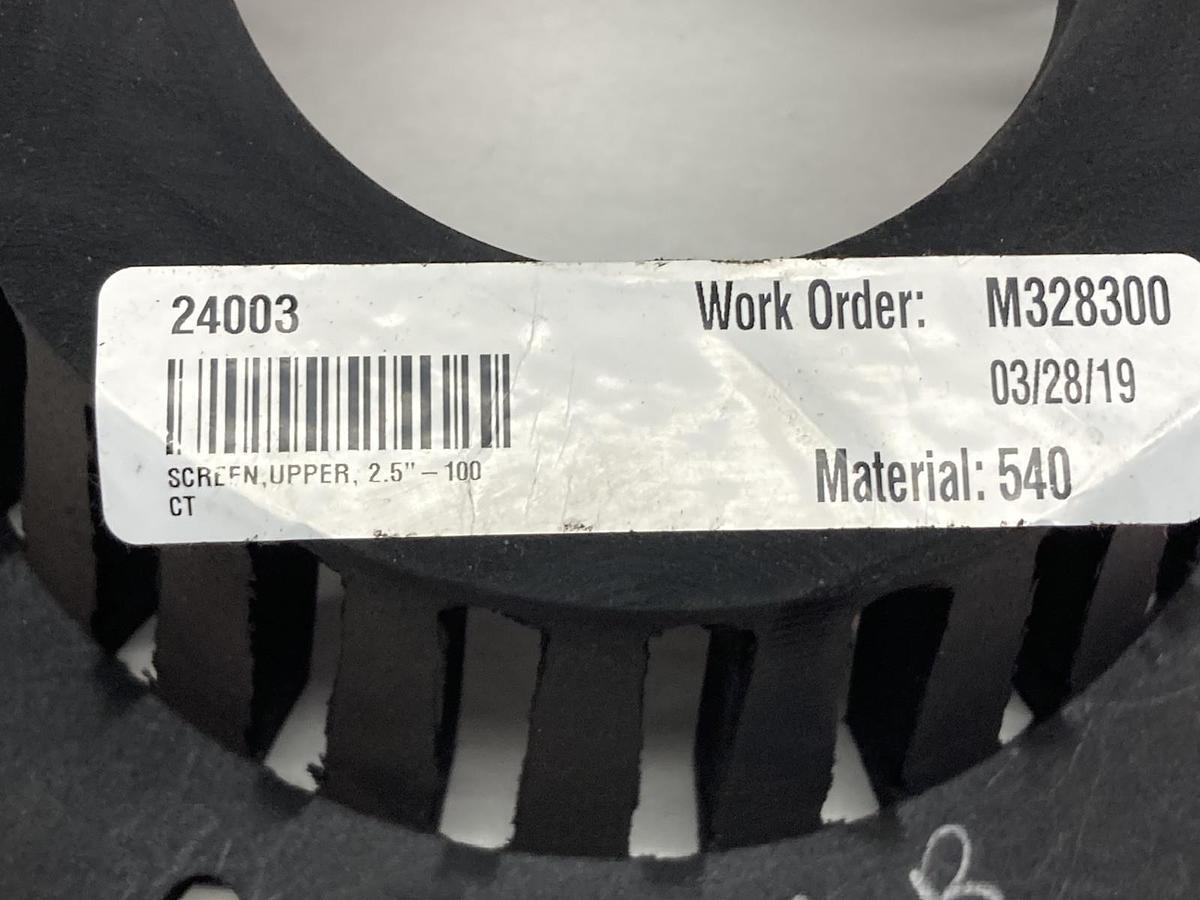 Used Rogers Industrial Equipment,M238300,Replacement Lower Screen